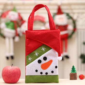 糖果禮物袋-聖誕老人.雪人.麋鹿.企鵝造型手提袋-聖誕節禮品_5